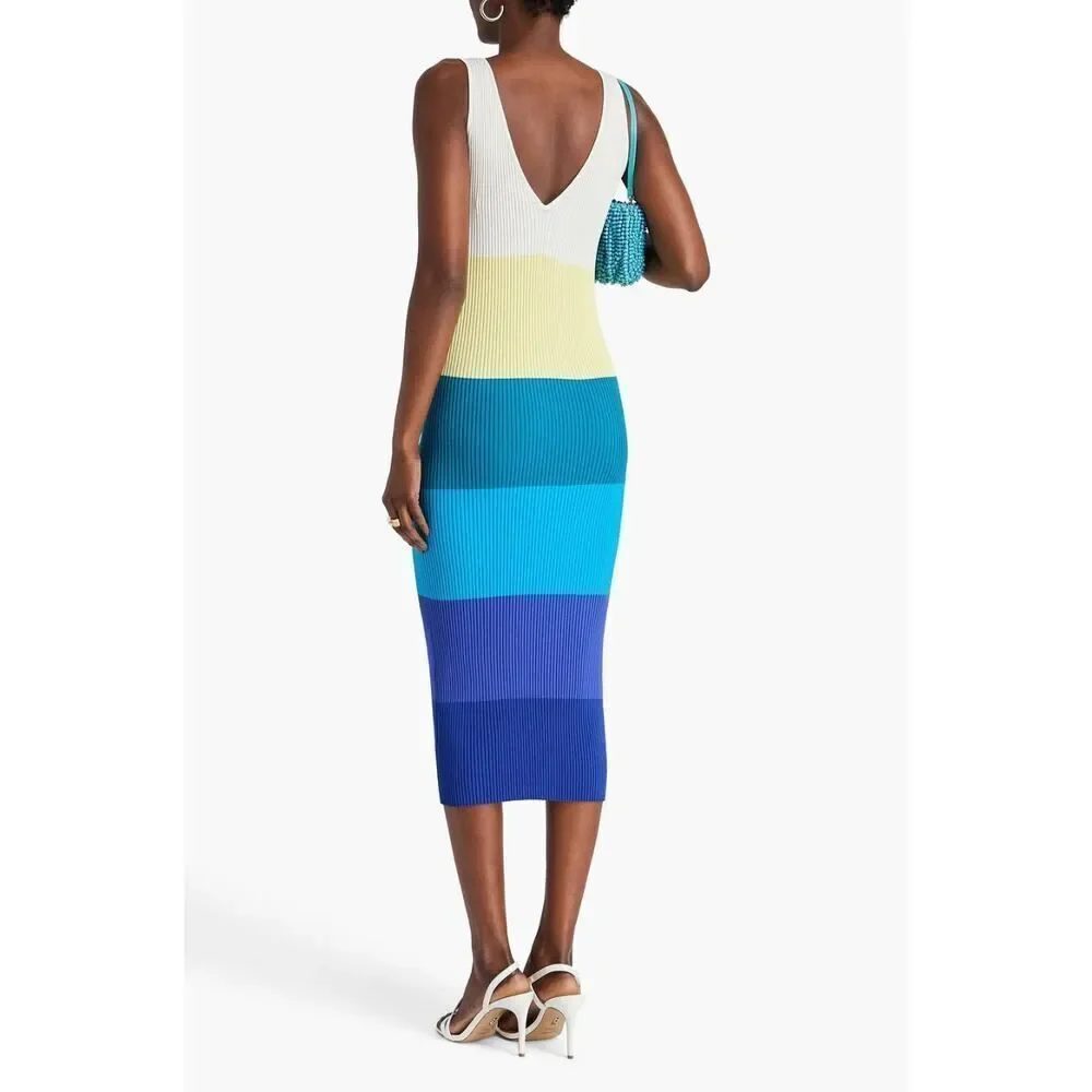 Staud Colorblock Dana Dress - Size M - NWT